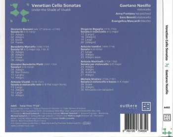 CD Gaetano Nasillo: Under The Shade Of Vivaldi - Venetian Cello Sonatas
