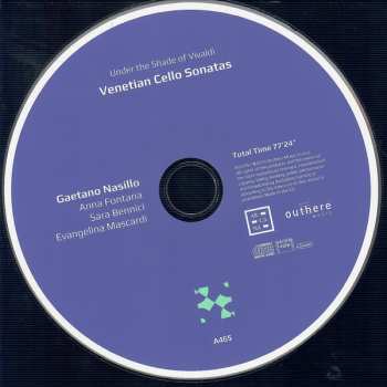 CD Gaetano Nasillo: Under The Shade Of Vivaldi - Venetian Cello Sonatas