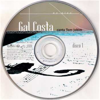2CD Gal Costa: Gal Costa Canta Tom Jobim Ao Vivo