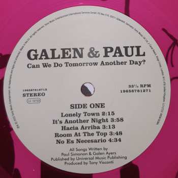 LP Galen Ayers: Can We Do Tomorrow Another Day? CLR