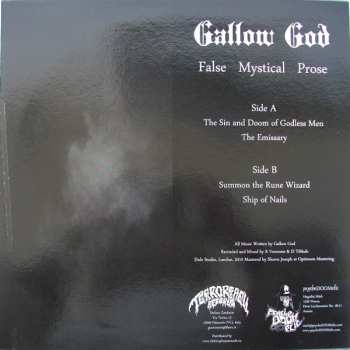 LP Gallow God: False Mystical Prose