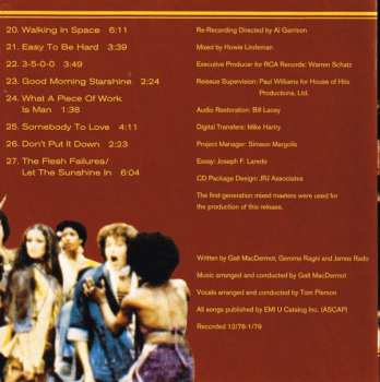 CD Galt MacDermot: Hair (Original Soundtrack Recording)