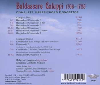 2CD Roberto Loreggian: Complete Harpsichord Concertos