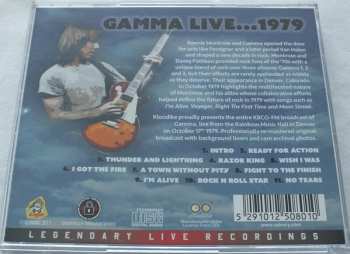 CD Gamma: Gamma Live...1979