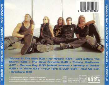 CD Gamma Ray: Insanity And Genius