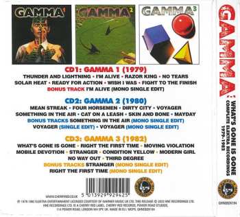 3CD/Doos Gamma: What's Gone Is Gone (Complete Elektra Recordings 1979-1982)
