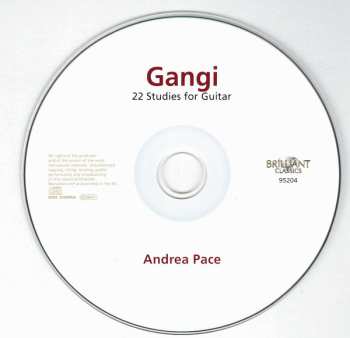CD Mario Gangi: 22 Studies For Guitar