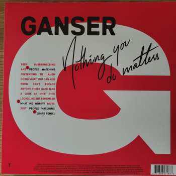 LP Ganser: Nothing You Do Matters CLR | LTD