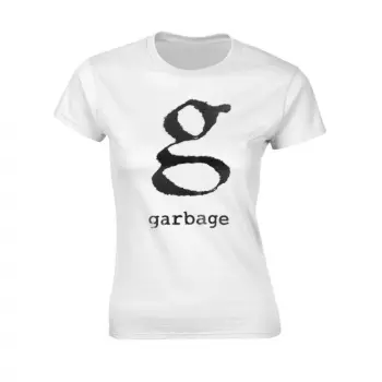 T-shirt Dames Logo Garbage (white)