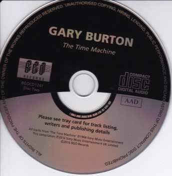2CD Gary Burton: Something's Coming! - The Groovy Sound Of Music - The Time Machine