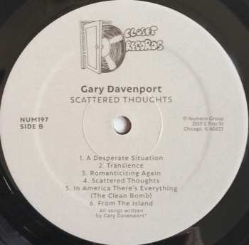 LP Gary Davenport: Scattered Thoughts