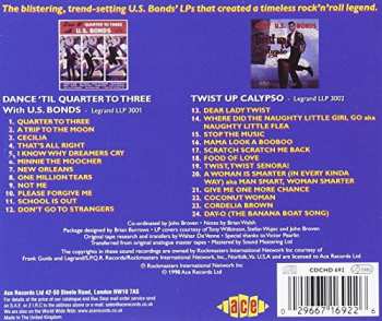CD Gary U.S. Bonds: Dance 'Til Quarter To Three / Twist Up Calypso