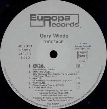 LP Gary Windo: Dogface