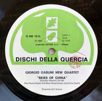 LP Giorgio Gaslini: Skies Of China