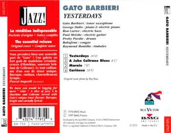 CD Gato Barbieri: Yesterdays