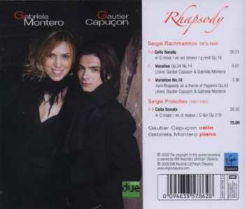 CD Sergei Prokofiev: Rhapsody - Cello Sonatas