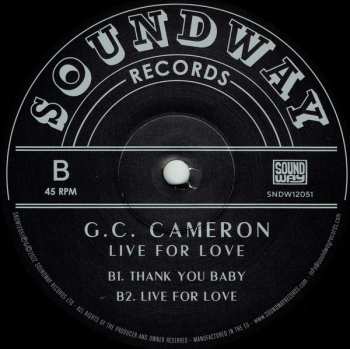 LP G.C. Cameron: Live For Love
