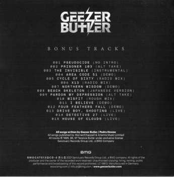 4CD/Doos Geezer Butler: Manipulations Of The Mind (The Complete Collection)