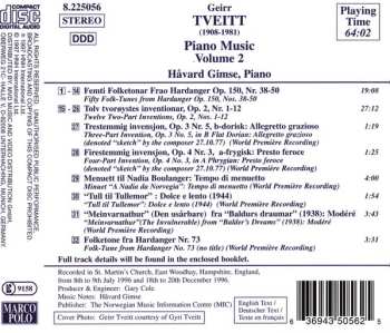 CD Håvard Gimse: Piano Music Volume Two