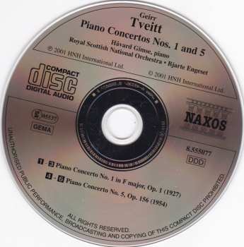 CD Royal Scottish National Orchestra: Piano Concertos Nos. 1 &  5