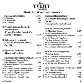 CD Bjarte Engeset: Sinfonia Di Soffiatori • Sinfonietta Di Soffiatori • Selections From A Hundred Hardanger Tunes