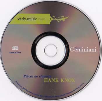 CD Francesco Geminiani: Pièces De Clavecin