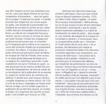 CD Francesco Geminiani: Pièces De Clavecin