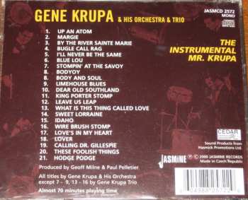 CD Gene Krupa And His Orchestra: The Instrumental Mr. Krupa