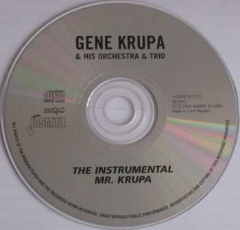 CD Gene Krupa And His Orchestra: The Instrumental Mr. Krupa