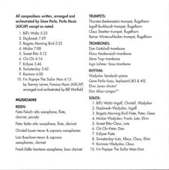 CD Gene Perla: Bill's Waltz LTD