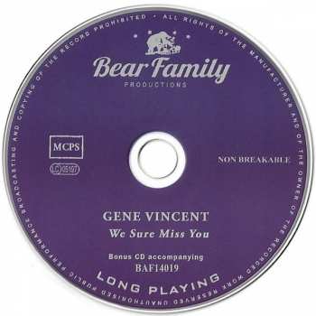 CD/EP Gene Vincent: We Sure Miss You