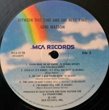 LP Gene Watson: Between This Time & The Next Time
