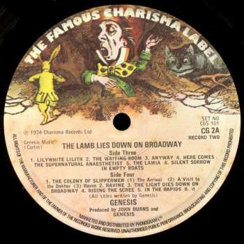 2LP Genesis: The Lamb Lies Down On Broadway