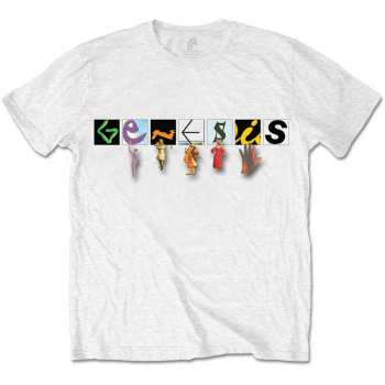 Merch Genesis: T-shirt Characters Logo Genesis 