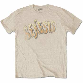 Merch Genesis: T-shirt Vintage Logo Genesis - Golden 