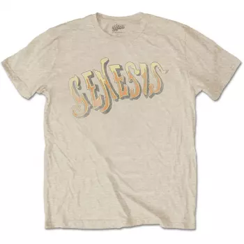 T-shirt Vintage Logo Genesis - Golden 