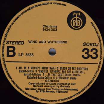 LP Genesis: Wind & Wuthering