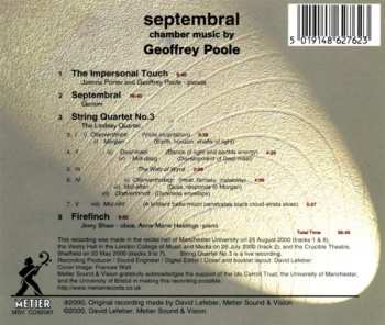 CD Geoffrey Poole: Septembral