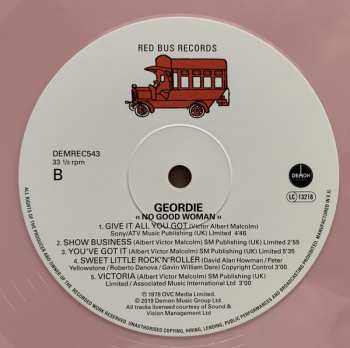 LP Geordie: No Good Woman CLR