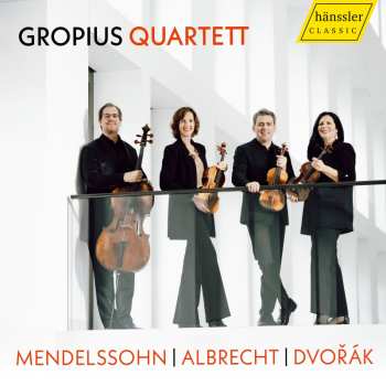CD Georg Alexander Albrecht: Streichquartett "von Angst Und Trauer Erlöst Durch Die Liebe" (dem Gropius Quartett Gewidmet)