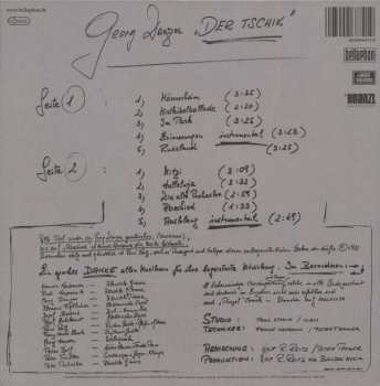 LP Georg Danzer: Der Tschik