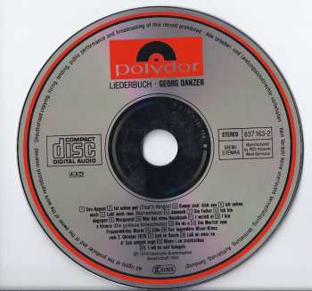 CD Georg Danzer: Liederbuch