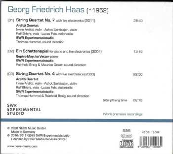 CD Arditti Quartet: Ein Schattenspiel - String Quartets No.4 & No.7