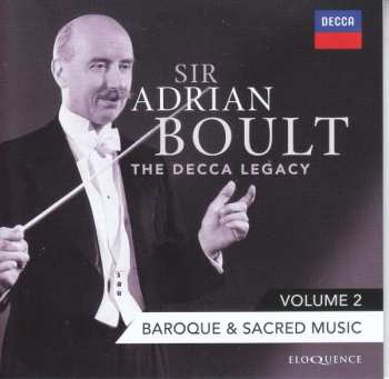13CD Georg Friedrich Händel: Adrian Boult - The Decca Legacy Vol.2 "baroque & Sacred Music"
