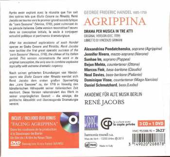 3CD/DVD/Doos Georg Friedrich Händel: Agrippina