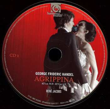 3CD/DVD/Doos Georg Friedrich Händel: Agrippina