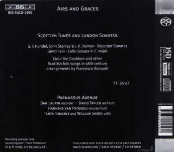 SACD Georg Friedrich Händel: Airs And Graces - Scottish Tunes And London Sonatas