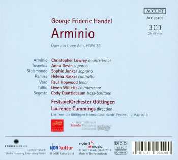 3CD Georg Friedrich Händel: Arminio