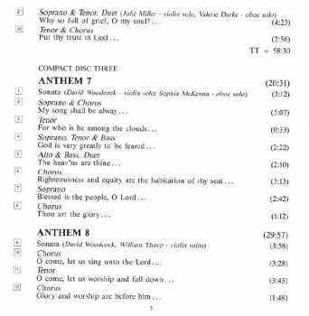 4CD/Doos Georg Friedrich Händel: Chandos Anthems (Complete)