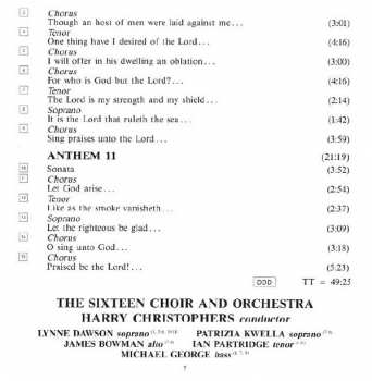 4CD/Doos Georg Friedrich Händel: Chandos Anthems (Complete)
